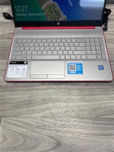 HP 15 Pentium 4GB/128GB Laptop-Scarlet Red 